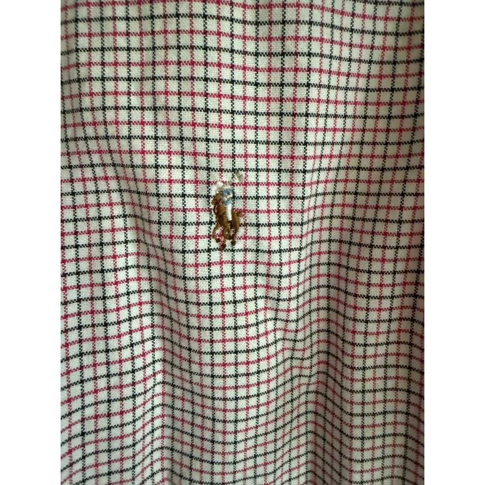Ralph Lauren Kids Button Down Shirt Plaid Checkered Long Sleeve Boys‎ Size 7